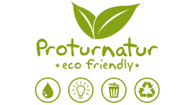 Logo Protur Natur – Compromiso de sostenibilidad de Protur Hotels